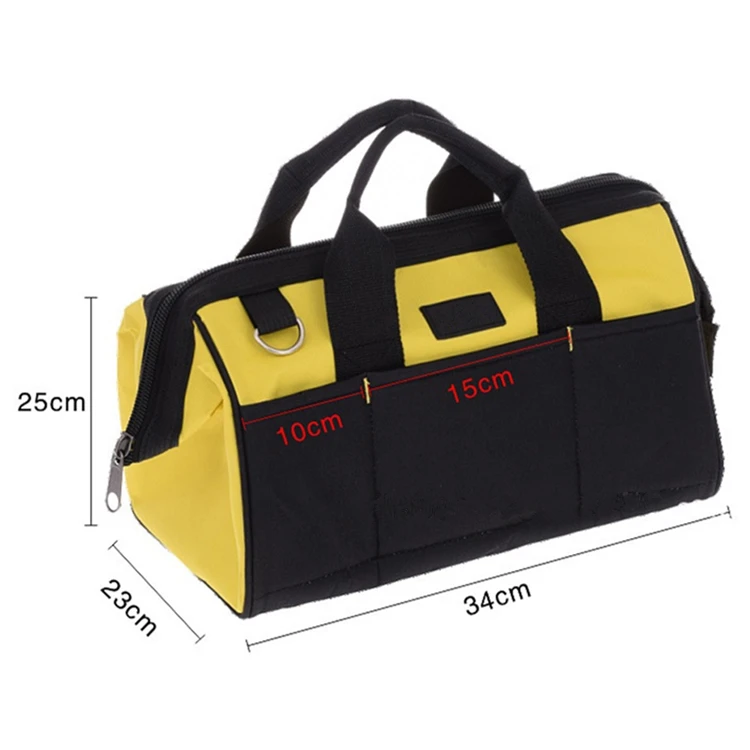 Electrician Tool Bag 14 Inches Handbag Single Shoulder Oxford Cloth Waterproof Large Capacity Repair Toolkit tool chest for sale