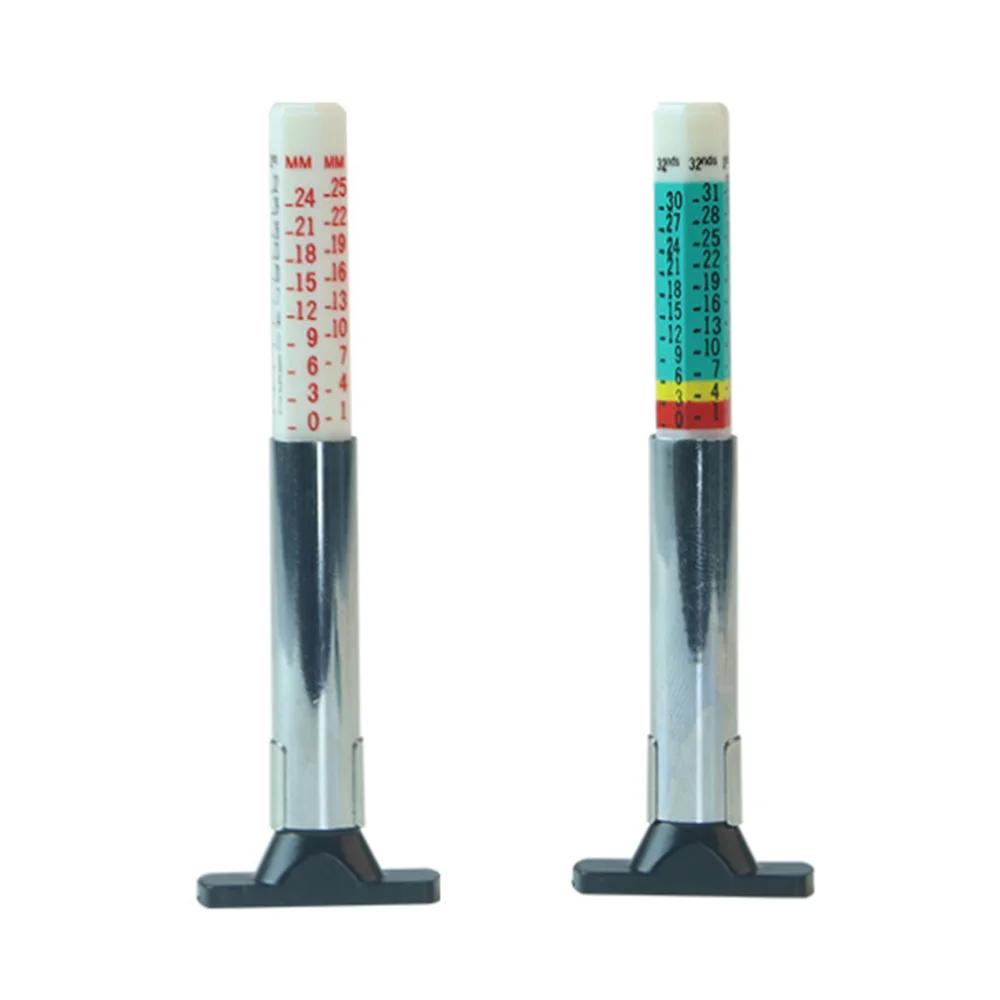 

Car Tire Repair Tool Metric Standard Measures Tester Car Bike Motor Truck Check Tester Tyre Tread Depth Gauge