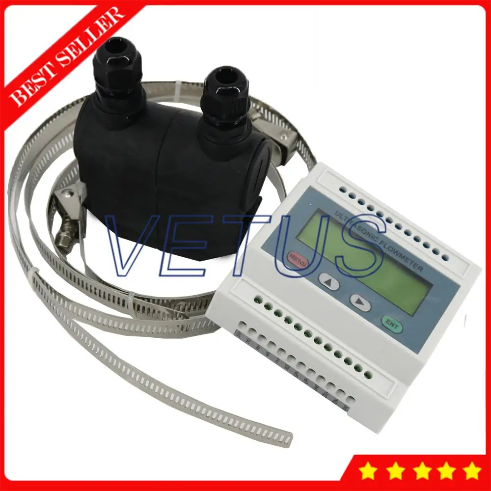 

TDS-100M-M2 Module Type Ultrasonic Water Flow Meter Flowmeters DN50-700mm 1.97-27.56in with M2 Medium Size Clamp On Transducers