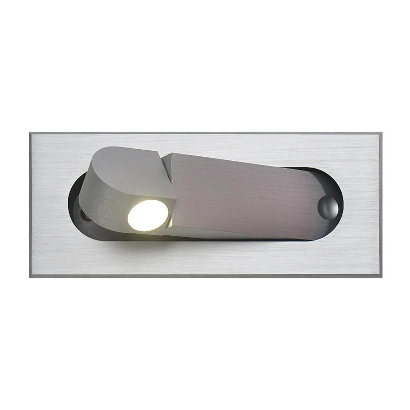 

Embedded 3W Bedroom Lights Led Reading Light Bedside Headboard Wall Mounted Home Hotel Project Use