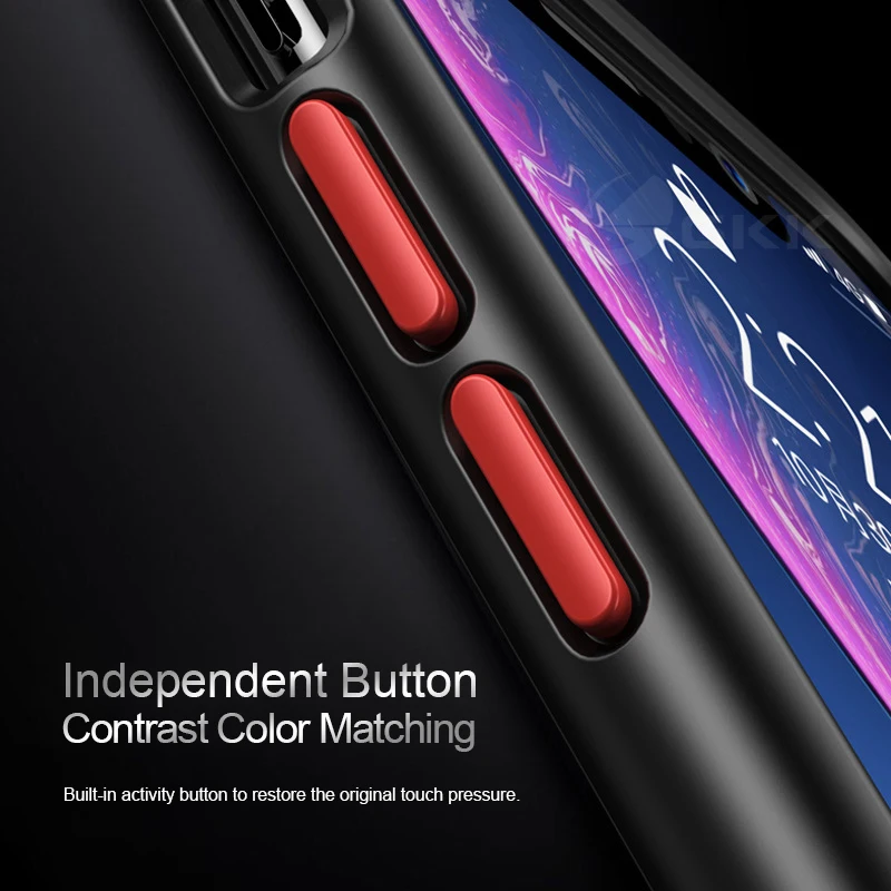 Чехол gkk для iphone 11 Pro Max роскошный жесткий матовый чехол задней панели из