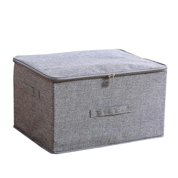 

Hot Sale High Quality Zipper Clothes Storage Organizers Foldable Storage Box Storage Boxes with Lids