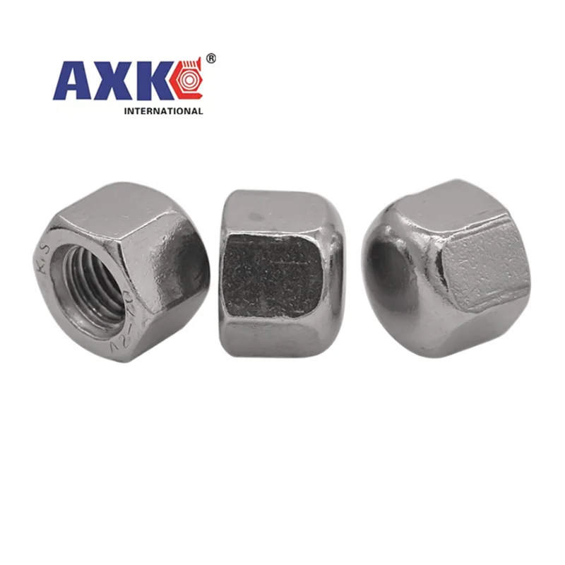 1/20pcs M3 M4 M5 M6 M8 M10 M12 M14 M16 304 A2-70 Stainless Steel Hex Hexagon Short Low Thin Cap Acorn Nut Cover Blind Nut DIN917