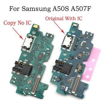 

New Charging Port Connector Board Parts Flex Cable With Microphone Mic For Samsung A50 A505F A50S A10S A20S A30S