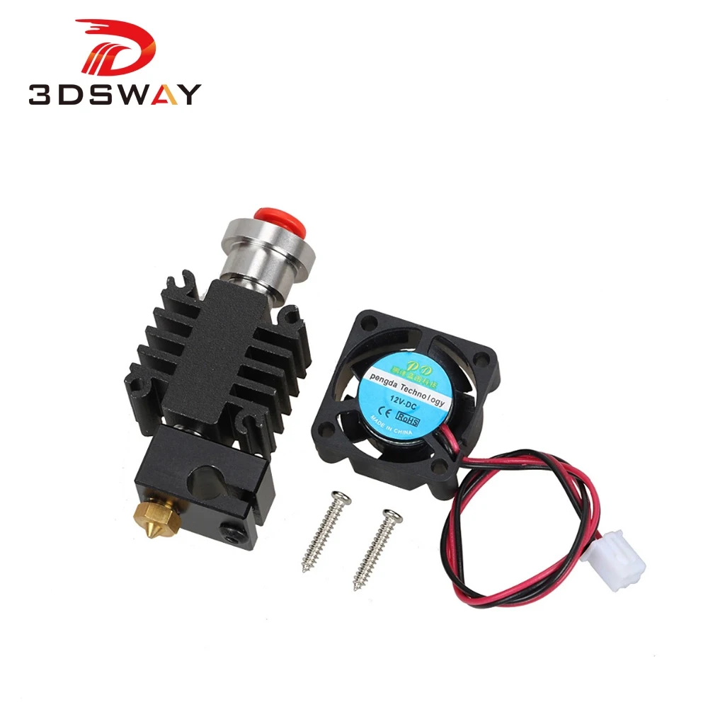 3DSWAY 3D-принтеры Запчасти встроенной металлической Универсальный Hotend комплект 0 4