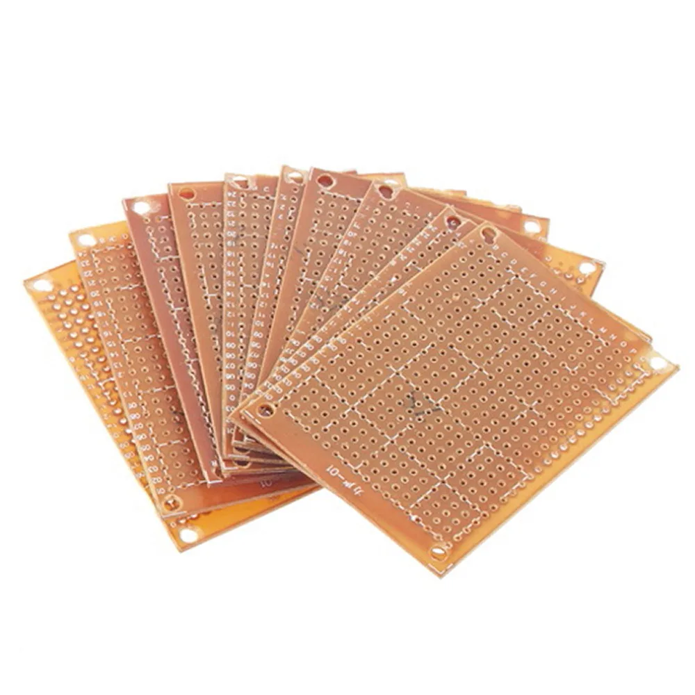 

New 10pcs Super Deals 10Pcs Prototype Paper Copper PCB Universal Experiment Matrix Circuit Board 5x7cm Top Sale