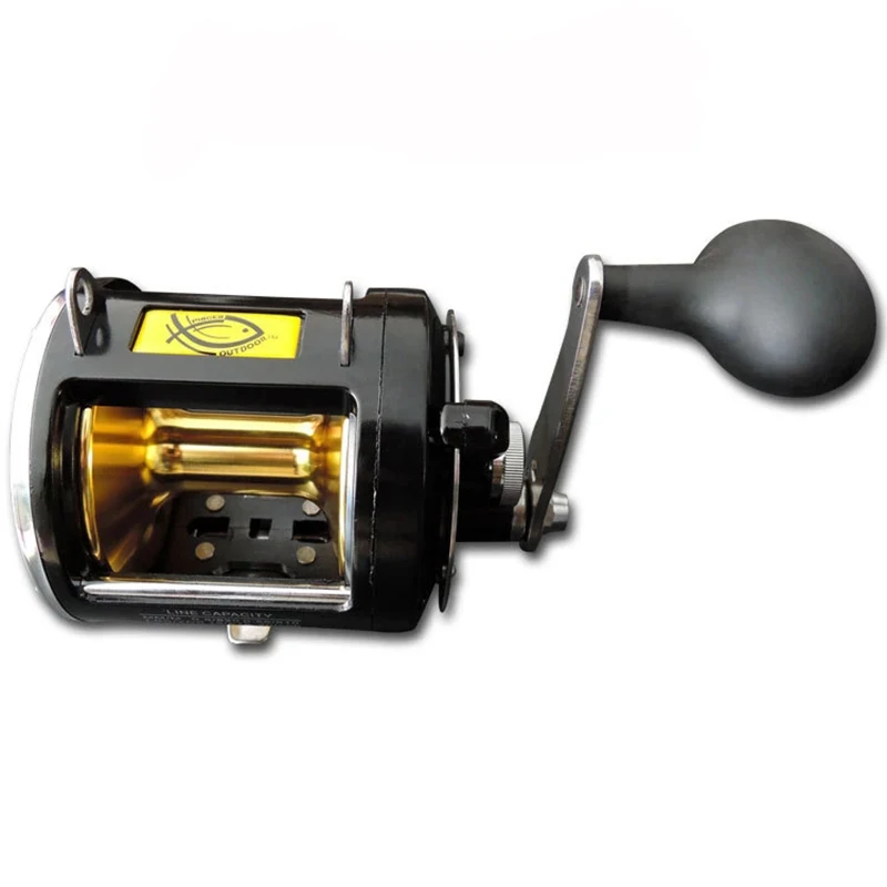 New CL40 CL60 baitcasting reel Trolling Drum Fishing Reels Left/Right Hand  5.2:1 4.2:1 For Salmon Trout Low Noise Fishing Tackle