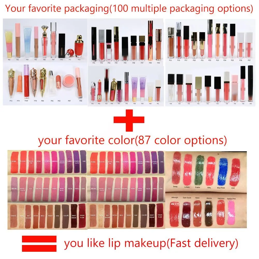 Customize your own brand, customize your favorite lip gloss, lipstick