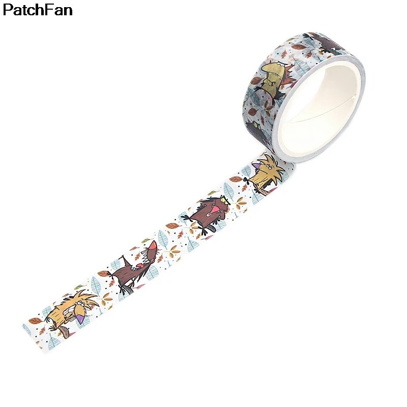 20 шт./лот Patchfan Мультфильм Сердитый Бобр DIY Скрапбукинг липкий клей Васи бумага маскирующая лента печатные наклейки A2379