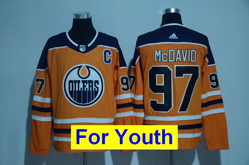 Детские новые молодежные свитера Edmonton Connor McDavid Leon Draisaitl Wayne Gretzky LUCIC NUGENT-HOPKIN - Цвет: Розовый