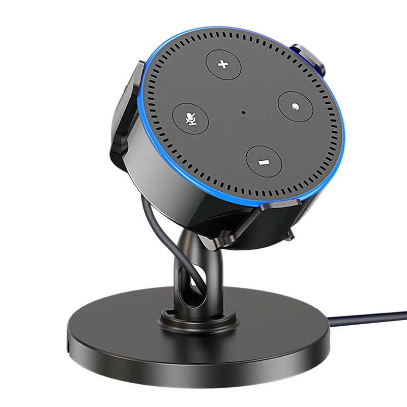 Настольный держатель для Amazon Echo Dot 2 й 360 ° регулируемый|Аксессуары аудиосистем| |