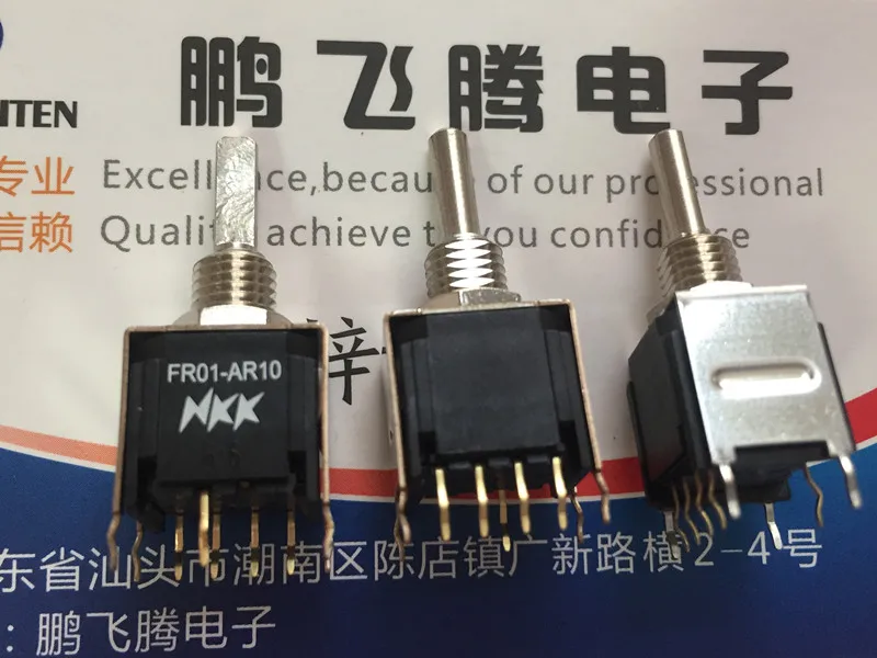 1 Pz Giappone Nkk Fr01-Ar10Pb-St 10 Ingranaggi Codifica Interruttore Banda Rotazione A 360 Gradi Albero In Metallo Con Staffa 4:1 Posizione Del Piede