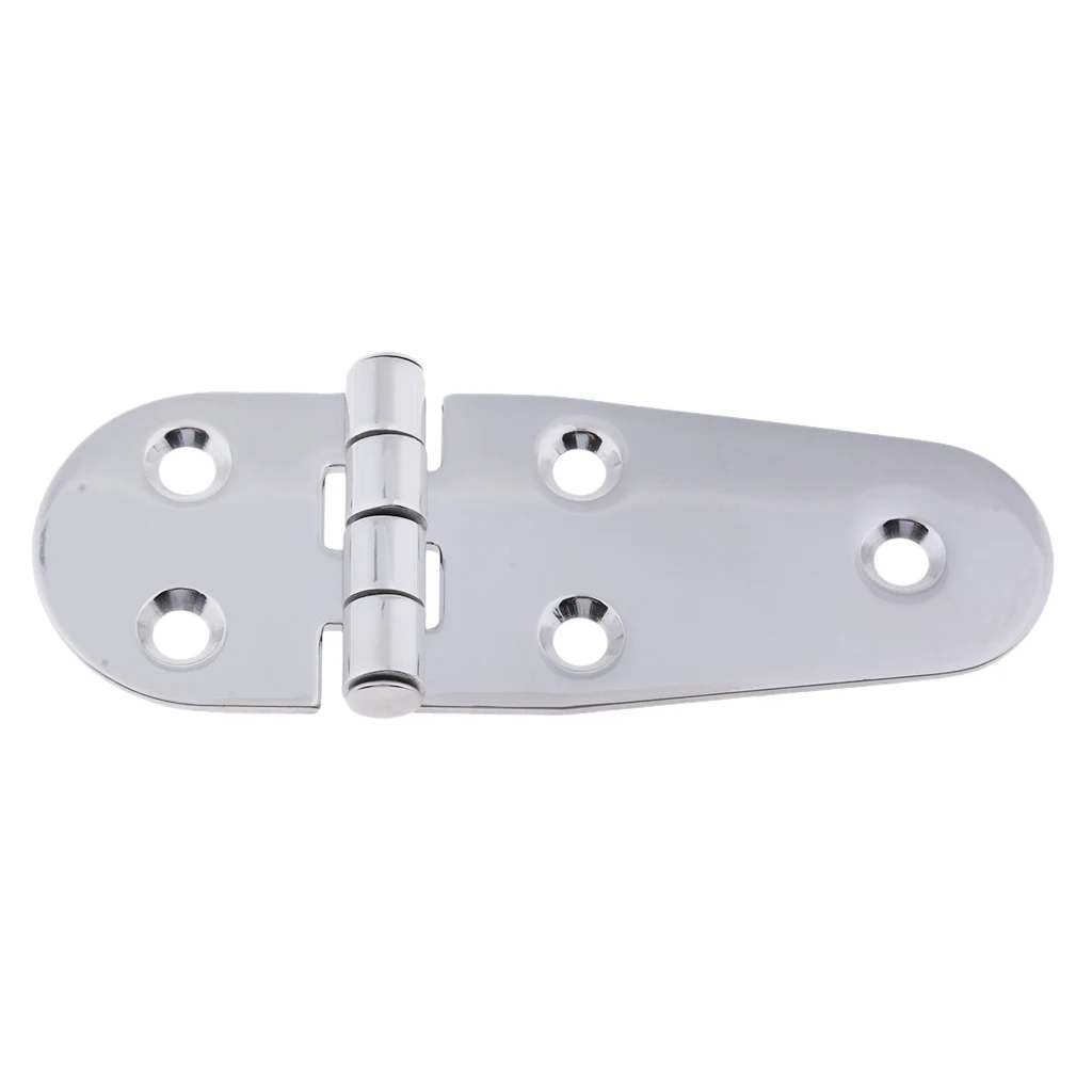Silver Marine Deck & Cabin Hardware 10.9cm X 3.8 Cm Stainless Boat Hinge