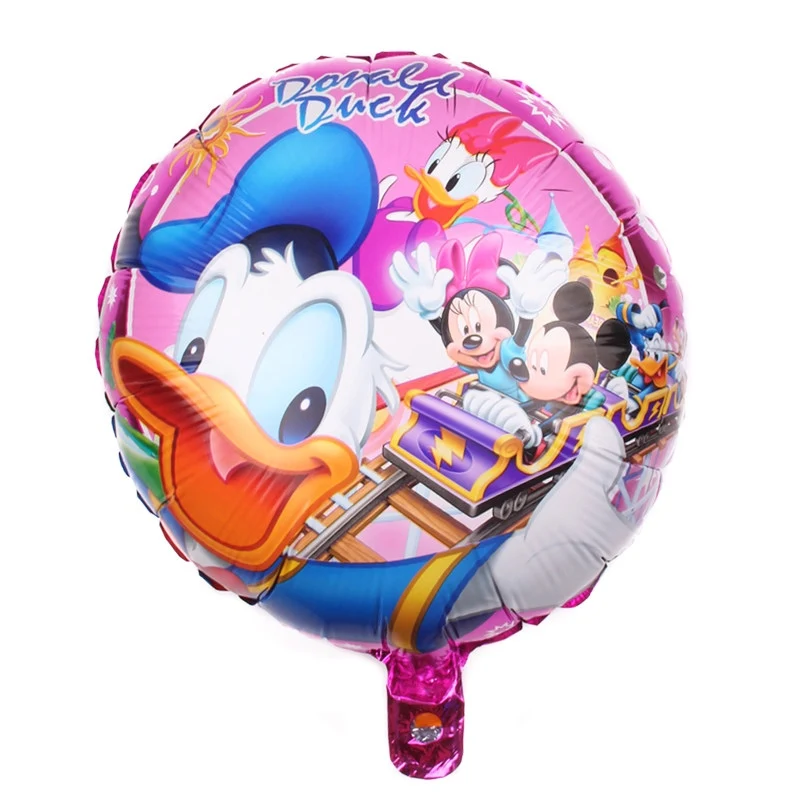 Микки Маус Детская тематическая вечеринка на день рождения композиция декоративная бумажная чашка рисунок флаг Скатерть одноразовые вечерние принадлежности - Цвет: balloon4-1pcs