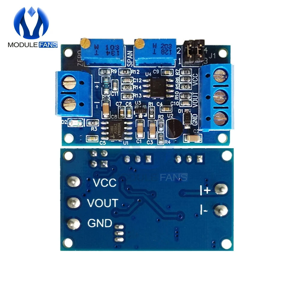 В настоящее время, чтобы Напряжение модуль 0/4-20mA до 0-3,3 V 5V 10V Напряжение передатчик преобразователь модуль преобразования сигнала доска Diy Электронный