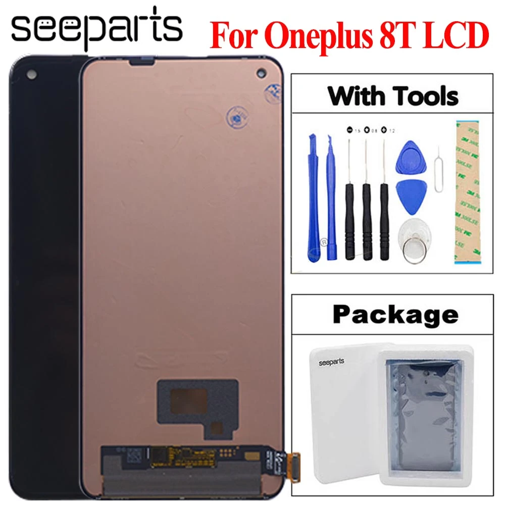 Schermo Lcd Amoled Per Oneplus 8t Schermo Lcd Touch Panel Digitizer 1 8t Nuove Parti Di Ricambio One Plus 8t Lcd Mobile Phone Lcd Screens Aliexpress