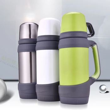 

0.8L 1L Thermoses Stainless Steel Vacuum Flasks Large Capacity Cup Outdoor Travel Mug Thermos Bottle Tepmoc Sport Water Bottle