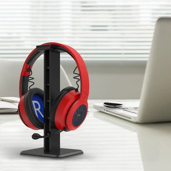 

New Earphone Rack Gaming Headset Stand Earphone Display Rack Hanger Bracket For Over Ear Headset Bracke Headphones Stand Holder