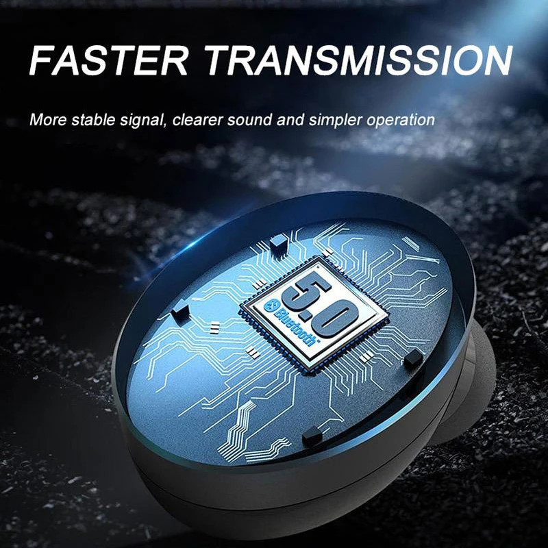 Wireless V5 0 headset TWS with charging compartment wireless mini headphones sports earbuds binaural bluetooth earphone