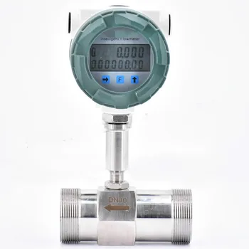 

Turbine Flowmeter Measure Temperature Instrument DN40 intelligent digital flow meter water flow sensor