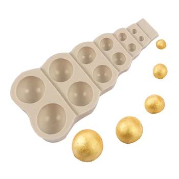 

3D Bead Pearl Jewel Mould Silicone Chocolate Fondant Cake Baking Mold Decorating Sugar Mold Diy Sugar Craft Chocolate Mould
