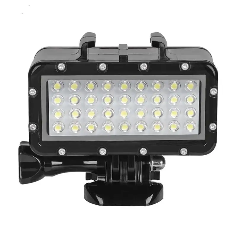 

LED Camera Diving Lamp Waterproof Underwater Flashlight Video Light for Camera Compatible with Gopro Hero and LCD Devices