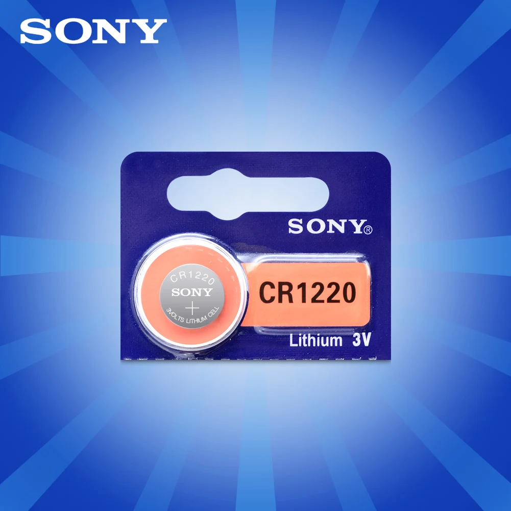 1 шт. для sony CR1220 CR 1220 литий-ионная батарея DL1220 BR1220 ECR1220 LM1220 L04 5012LC сменная Кнопка батарея для монет