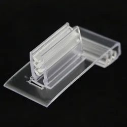 Channel Strip Sign Holder With Soft Grip Clear Pvc Advertising Wire Shelf Talker Flush Mount Price Tag Card Label Flag Gripper