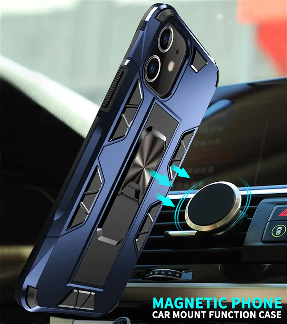磁気車iphone 11 Pro X Xr Xs最大6 6s 7 8プラスse ケース軍事保護電話カバー 電話用緩衝材 Aliexpress