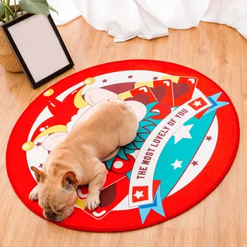 

Cartoon Pet Dog Mat Bed For Small Medium Large Dogs Non-slip Puppy Big Dog Blankets Baskets For Animals French Bulldog Products