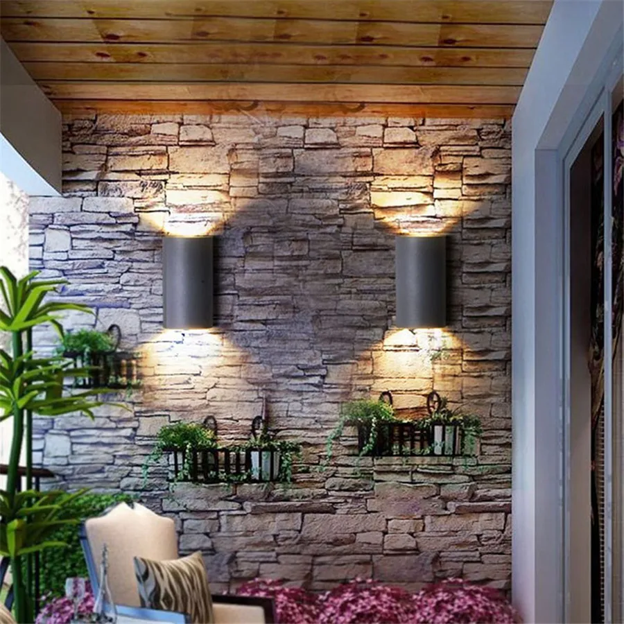 Thrisdar-6W-COB-Waterproof-LED-Wall-Sconce-Light-Fixture-Half-Cylindrical-Outdoor-Balcony-Garden-Yard-Porch