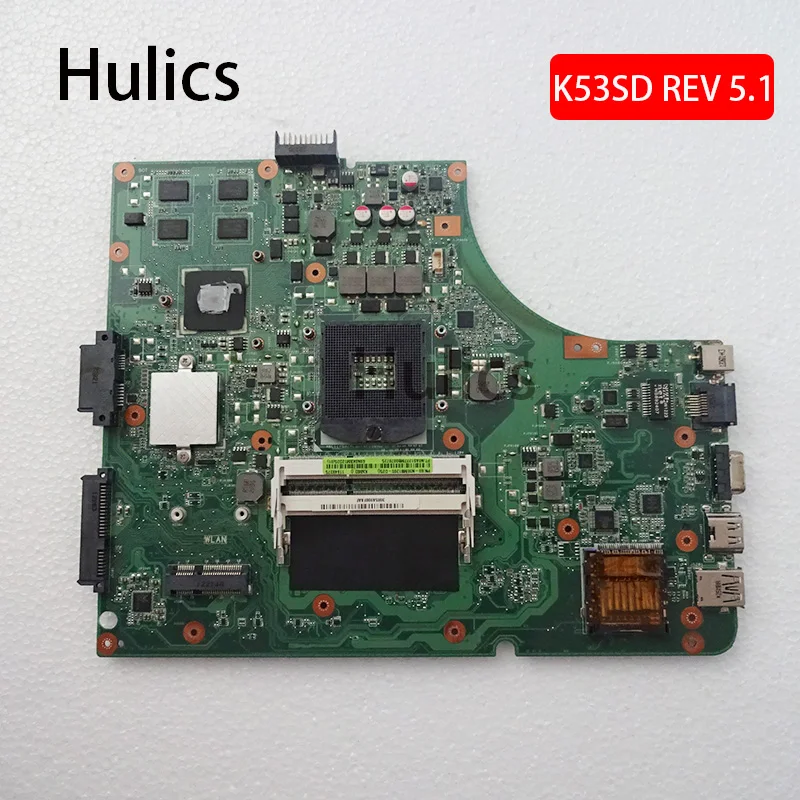 Hulics-placa base Original para portátil Asus K53E K53SD REV 5,1 Tablero Principal, 2G