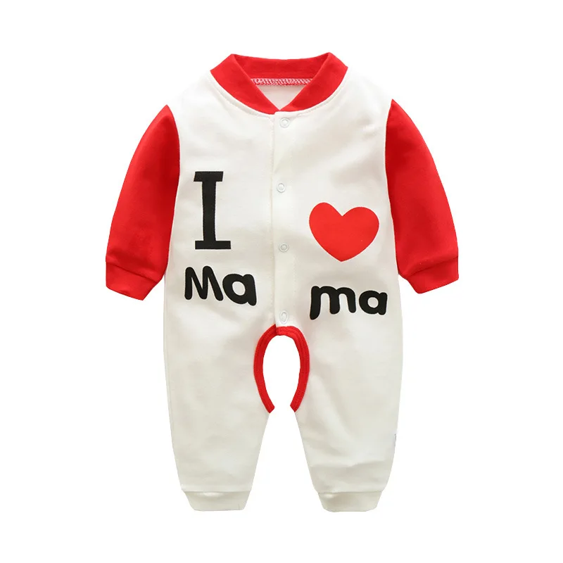 

Infant Autumn Jumpsuit Open File Romper Newborns Pure Cotton 0 Crawling Clothes 6 Spring And Autumn 1-Year-Old March Baby Pajama