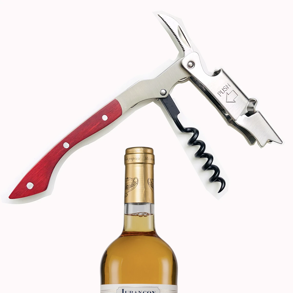 High Quality Stainless Steel Wine Openers Waiter's Corkscrew Sommelier