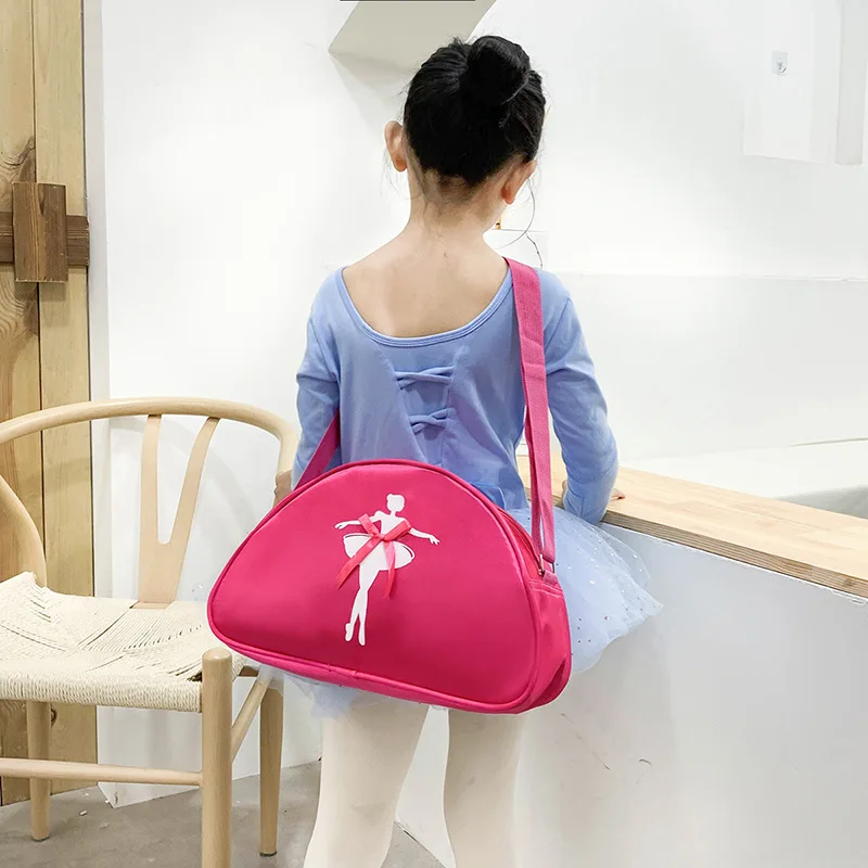 Ruoru Ballet Dance Bags Pink Women Girls Ballet Sports Dance Girls Package Backpack Baby Package Bag Handbag ballet dance bags