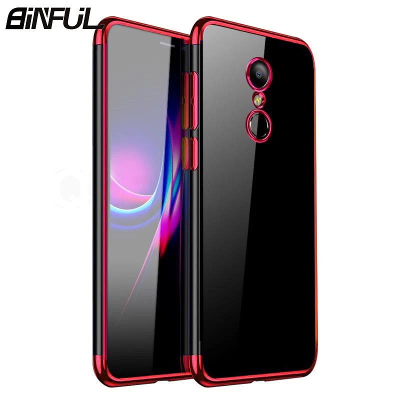 For Xiaomi Redmi Note 4X Case Cover Transparent Plating TPU Soft Slim Back On Note4 4 Note4X Phone Coque | Мобильные телефоны и