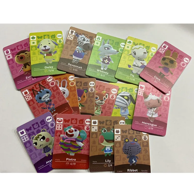 Карта пересечения животных 16 шт. Поддержка игр NS NFC 3DS Amiibo мини стандарт на