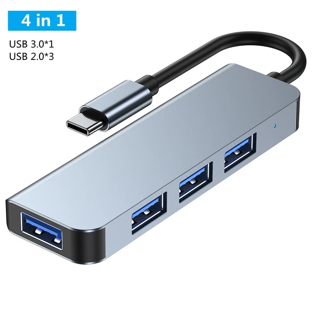 4/5/8/11-in-1 Type C Dock USB C Hub 3.0 Splitter Multiport Adapter 4K HDMI RJ45 SD/TF VGA HDMI PD for Laptop MacBook iPad xiaomi 4 in 1 A
