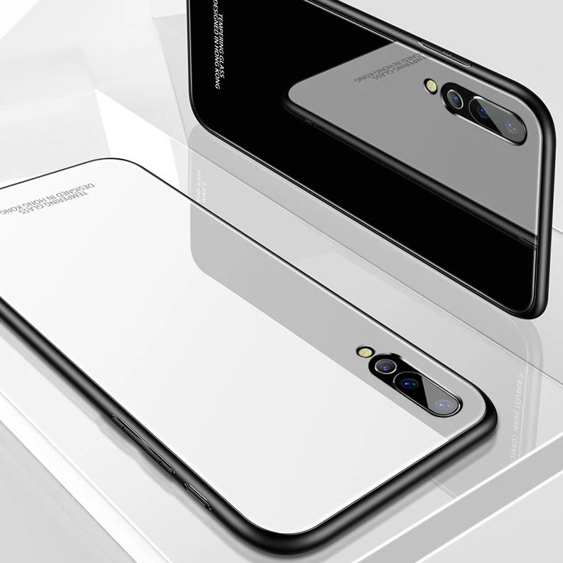 Для Huawei P30 Pro Чехол из твердого закаленного стекла с подставкой Кольцо Магнит