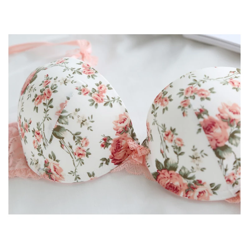 Sexy Women Bra Set Lace Flower Lingerie Big Size Underwear Panties Women'S Bras For Women Seamless Bralette For Push Up