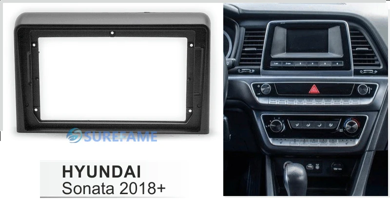 9-дюймовая Автомобильная радиопанель Fascia Для HYUNDAI Sonata 2018 + комплект для приборной