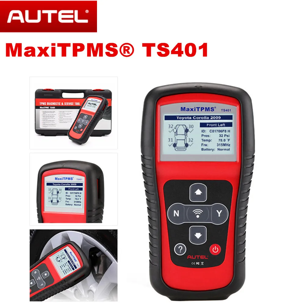 AUTEL TPMS диагностический и сервисный ИНСТРУМЕНТ MaxiTPMS TS401 PK TS501/TS601 |