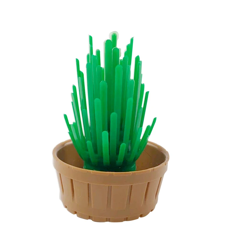 MOC Plants The Mushroom Pine Tree Flowers Building Blocks Toys for Children Assemble Blocks DIY Gifts Kids Toy 29