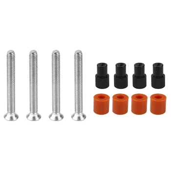 

3D Printer Parts M4 Adjustment Nut Hot Bed Leveling Kit M4 Screw 16mm Silica Gel Column for 3D Printer Ender-3 Ender-3S