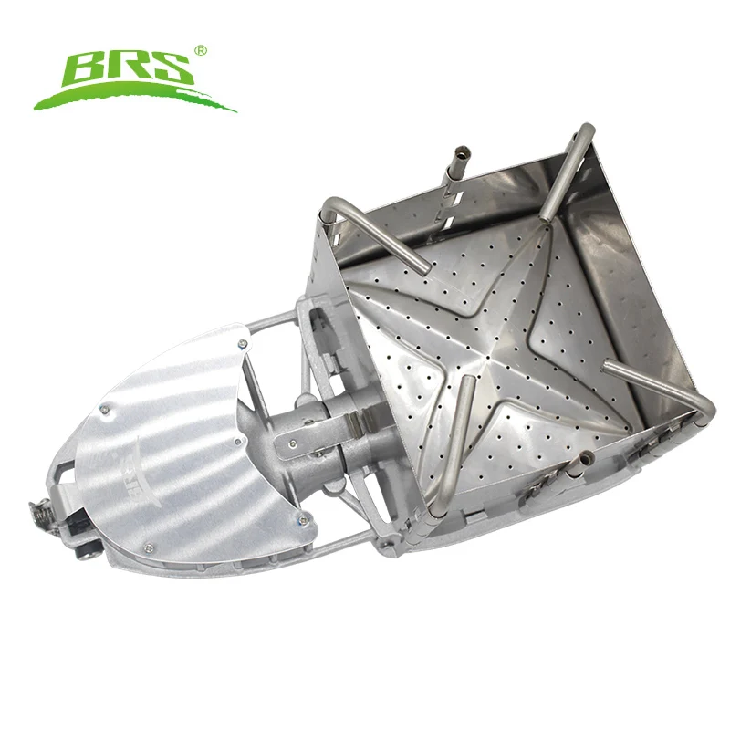 Günstig BRS 6000W Outdoor Holz Herd Holzofen Faltbare Brennholz Ofen Holzkohle Herd BBQ Elektronische Gebläse Herd BRS 116