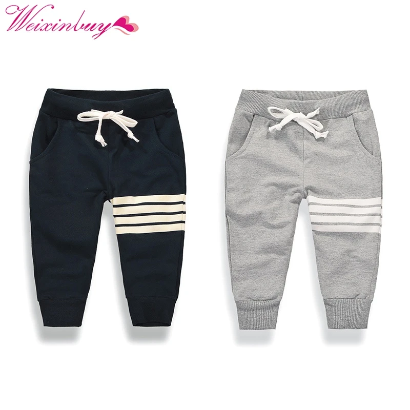 

new Korean boy fashion leisure cotton Pants children active sports outdoor trousers drawstring casual pants 1-10Y