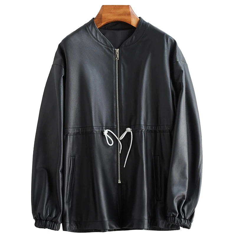 

New 2020 Season Sheep Skin Loose Coat Woman Short Jacket Unlined Upper Garment Jacket