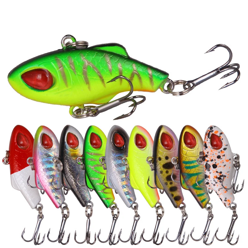  2pcs 3.5cm/5g new fishing food submerged VIB mini lure fishing bait micro objects full swimming lay