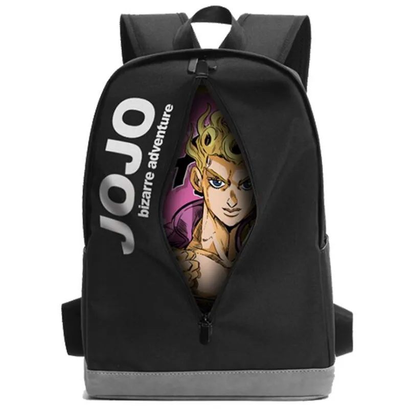 

Cartoon Anime JoJo's Bizarre Adventure Surrounding Printed Shoulder Bag Personality Fashion Student Bag Travel ComputerBackpack