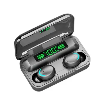 

F9-5C TWS Bluetooth 5.0 Rechargeable Wireless Headset Touch Control Active Noise Reduction High-Definition Call With Mic